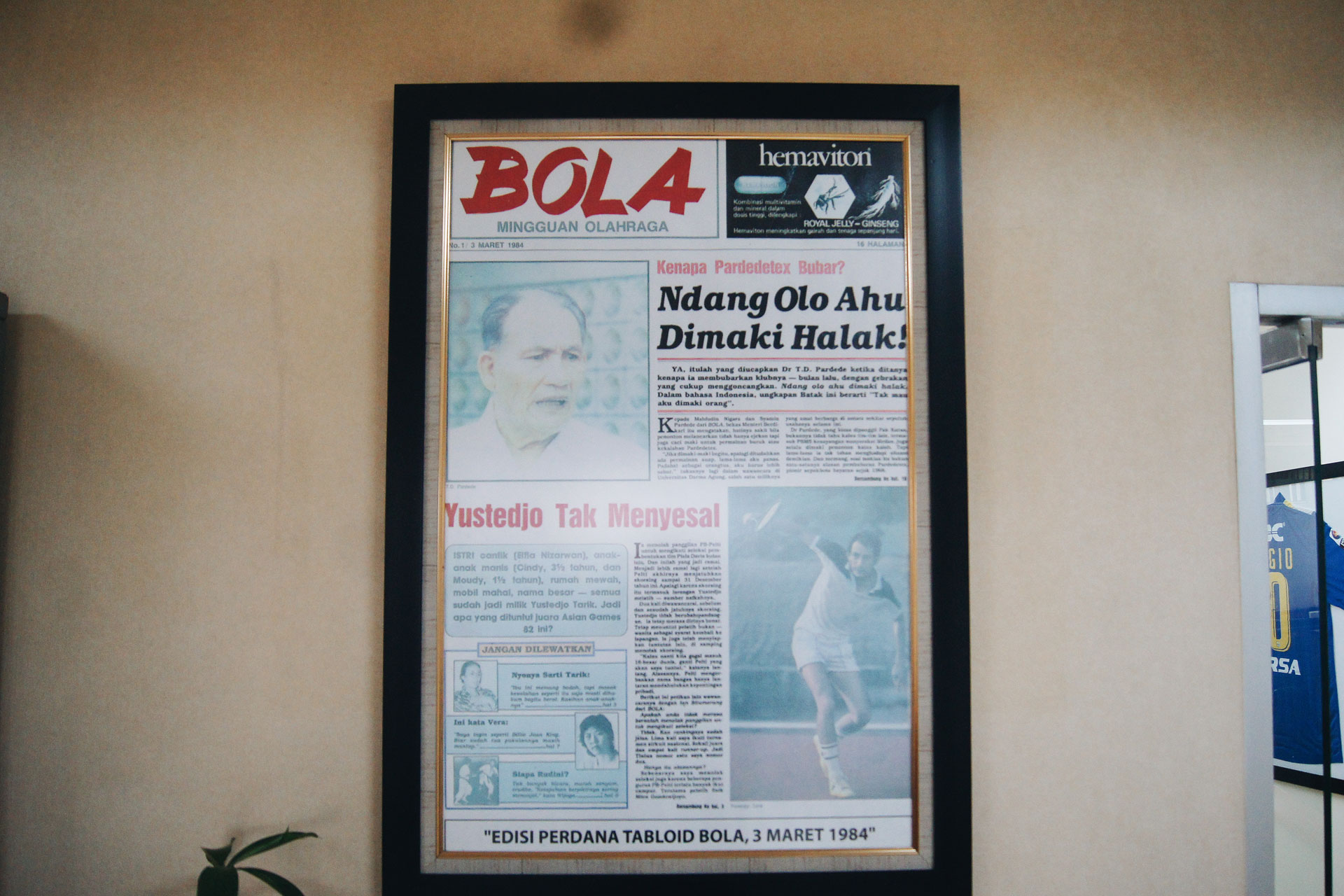 Apa yang paling berkesan dari tulisan di Tabloid Bola